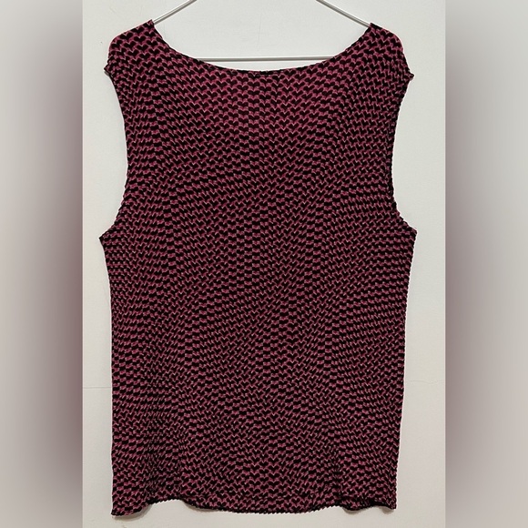 Kim Rogers Hearts Pink Blouse 1X SemiSheer. - Picture 2 of 10